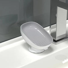 Suction Cup Soap Dish for Easy Bathroom Organization
