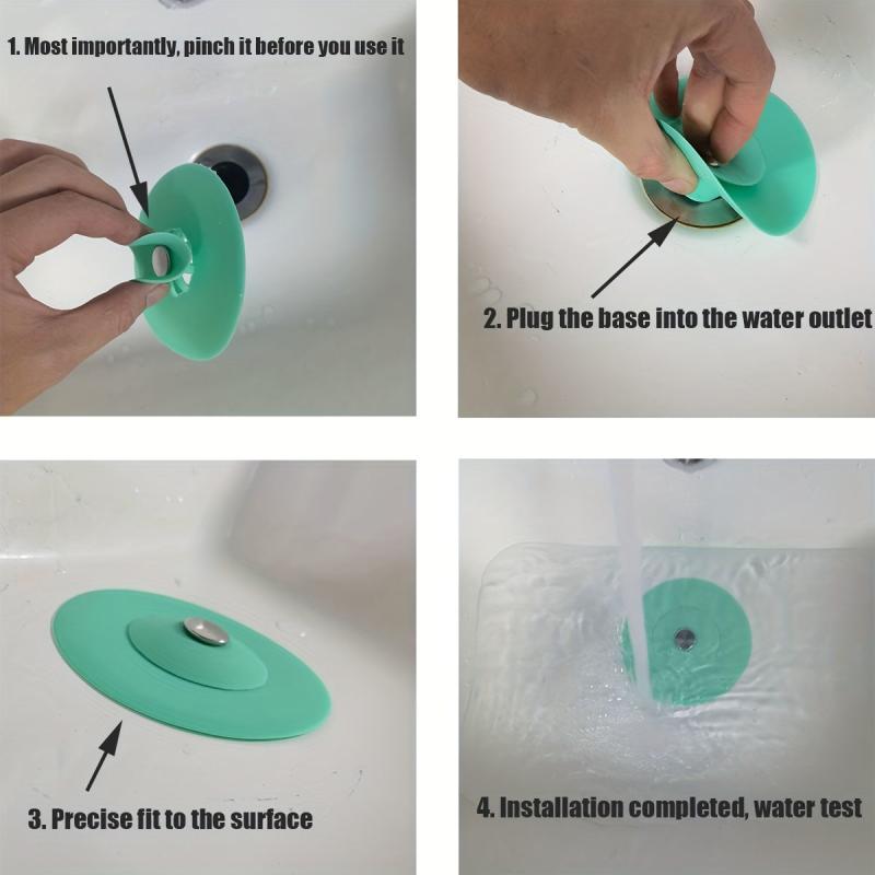 Universal Sink Drain Cover Stopper Anti-clogging Filter Minimalist