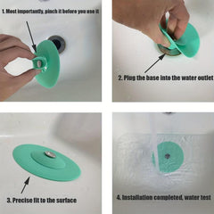 Universal Sink Drain Cover Stopper Anti-clogging Filter Minimalist