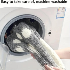 Soft Non-Slip Foot Shaped Bath Mat Microfiber Bath Rug