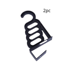 2pcs Door Back Hook Clothes Hanger Organizer Foldable Drying Rack