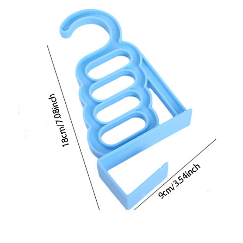 2pcs Door Back Hook Clothes Hanger Organizer Foldable Drying Rack