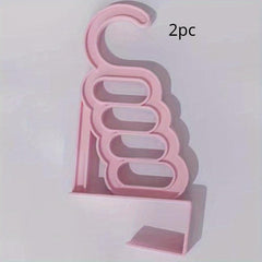2pcs Door Back Hook Clothes Hanger Organizer Foldable Drying Rack
