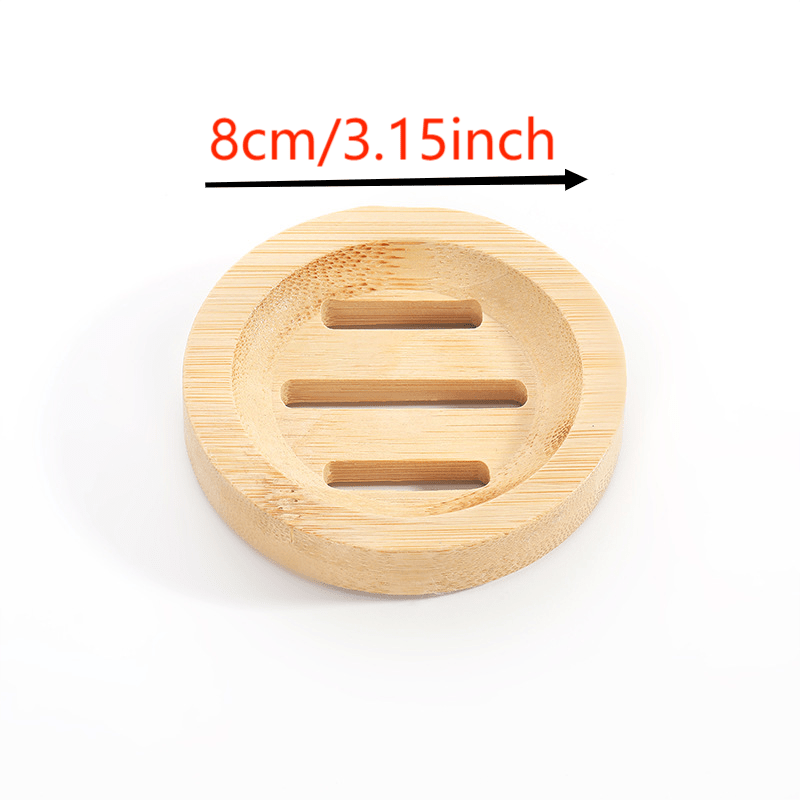 Self Draining Wooden Soap Dish - Stylish Soap Holder for Bathroom