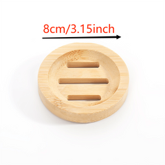 Self Draining Wooden Soap Dish - Stylish Soap Holder for Bathroom