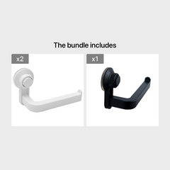 Toilet Paper Holder Self-adhesive Suction Cup Rack Bathroom Towel Shelf