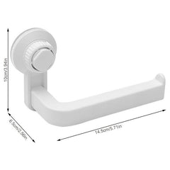 Toilet Paper Holder Self-adhesive Suction Cup Rack Bathroom Towel Shelf
