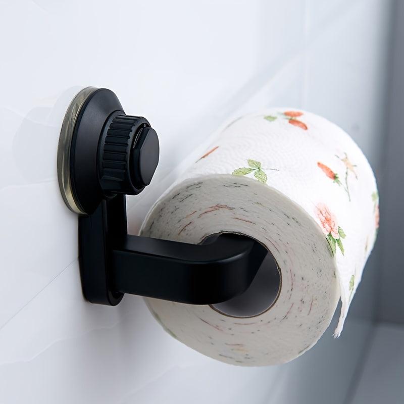 Toilet Paper Holder Self-adhesive Suction Cup Rack Bathroom Towel Shelf
