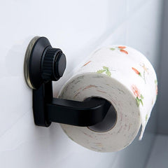 Toilet Paper Holder Self-adhesive Suction Cup Rack Bathroom Towel Shelf