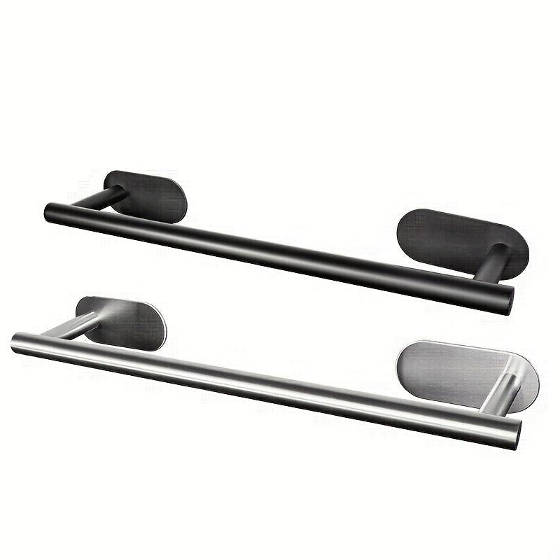 Rustproof Stainless Steel Self Adhesive Towel Rack Wall Mounted Shelf