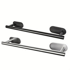 Rustproof Stainless Steel Self Adhesive Towel Rack Wall Mounted Shelf