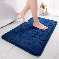Soft Cobblestone Anti-Slip Bathroom Mat