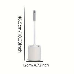 Long Handle Toilet Brush With Holder No Dead Corner Cleaning Bathroom Tools