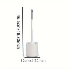 Long Handle Toilet Brush With Holder No Dead Corner Cleaning Bathroom Tools