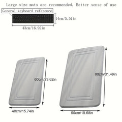 Soft Memory Foam Toilet Bath Mat - Cozy & Absorbent - Non Slip Bath Rug