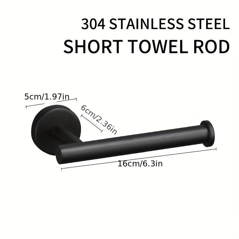 5pcs Bathroom Towel Bar Set 304 Stainless Steel Towel Rack Set