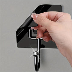5pcs Adhesive Wall Hooks Stainless Coat Hangers