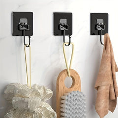 5pcs Adhesive Wall Hooks Stainless Coat Hangers