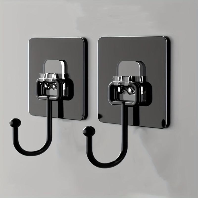 5pcs Adhesive Wall Hooks Stainless Coat Hangers