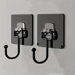 5pcs Adhesive Wall Hooks Stainless Coat Hangers
