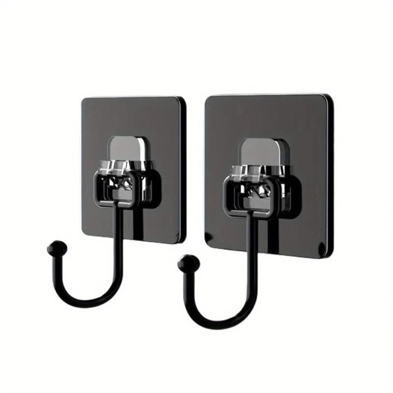 5pcs Adhesive Wall Hooks Stainless Coat Hangers