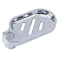 Adjustable Shower Rod Slide Bathroom Soap Holder Soap Dish