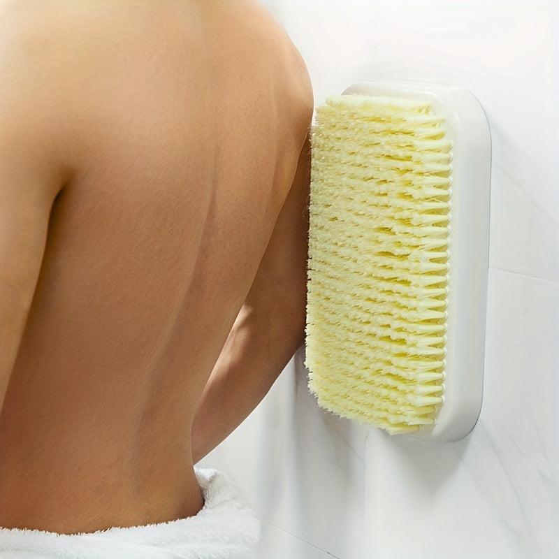 Wall Mounted Back Bath Brush Lazy Rubbing Back Pad