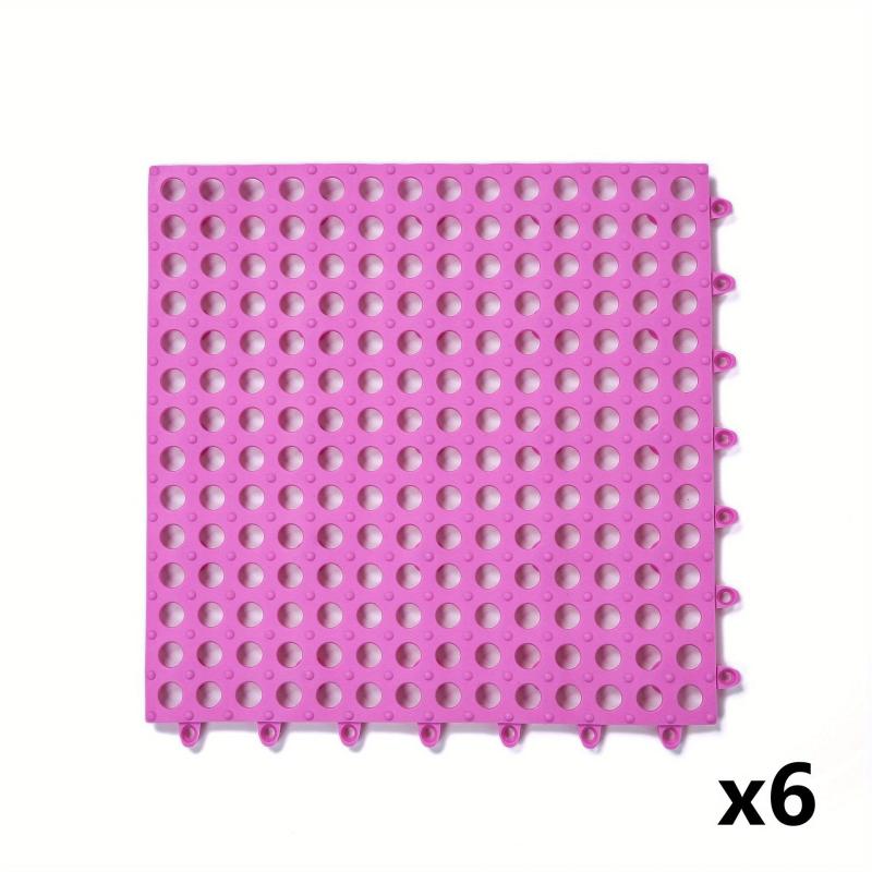 12pcs Anti Slip Bathroom Floor Mat Waterproof Carpet Square Area Rug