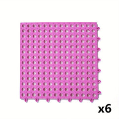 12pcs Anti Slip Bathroom Floor Mat Waterproof Carpet Square Area Rug