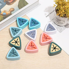 Mini Triangle Towel Hook Punch Storage for Hand and Washcloth Towels