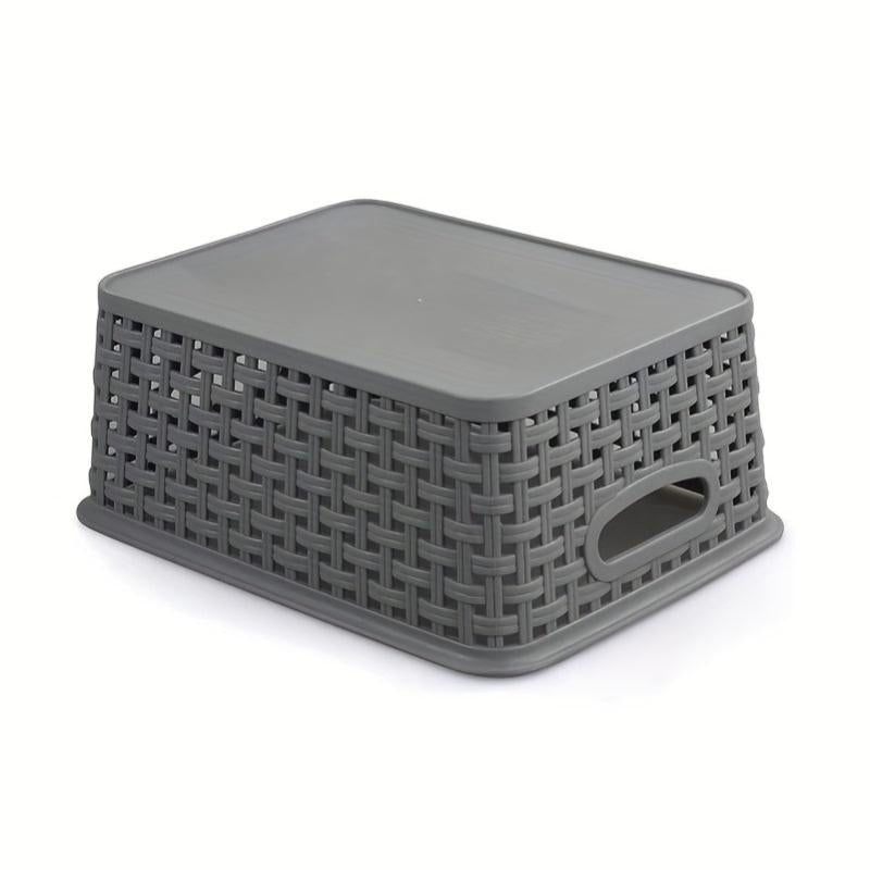 Desktop Storage Basket Plastic Snack Storage Box Bathroom Accessories