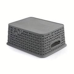 Desktop Storage Basket Plastic Snack Storage Box Bathroom Accessories