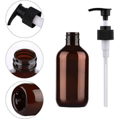 Brown Soap Dispenser Countertop Lotion Bottle Pump Bathroom