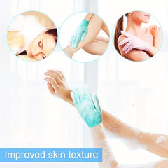 Exfoliating Shower Bath Gloves for Dead Skin Cell Removal