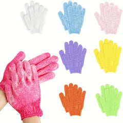 Exfoliating Shower Bath Gloves for Dead Skin Cell Removal