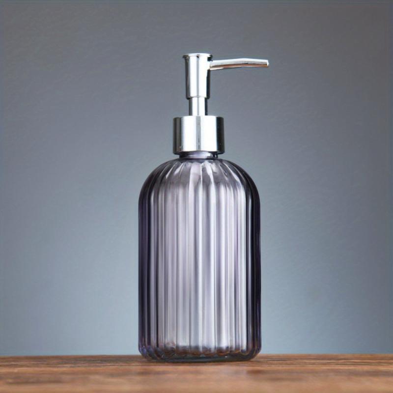 Glass Soap Dispenser 400ml Countertop Lotion Bottle Pump Refillable Bathroom