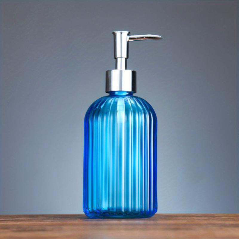 Glass Soap Dispenser 400ml Countertop Lotion Bottle Pump Refillable Bathroom