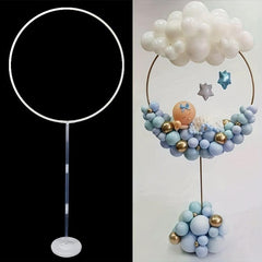 Transparent Balloon Stand Party Birthday Wedding Ring Balloon Support