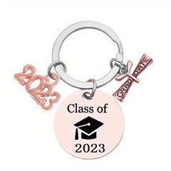 Class Of 5138 Graduation Stainless Steel Keychain Inspirational Gift