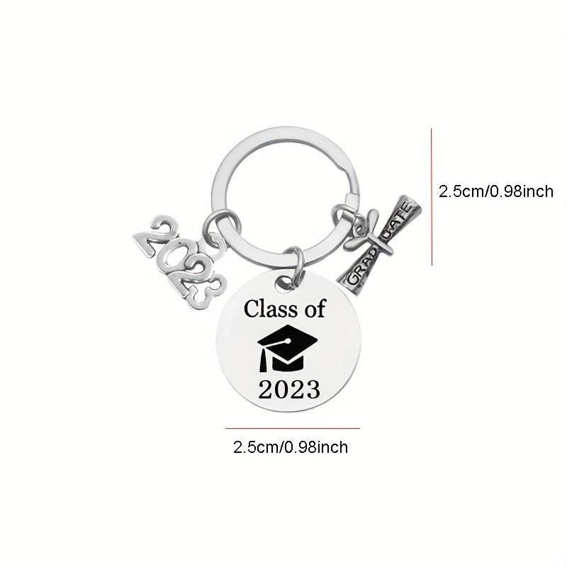 Class Of 5138 Graduation Stainless Steel Keychain Inspirational Gift