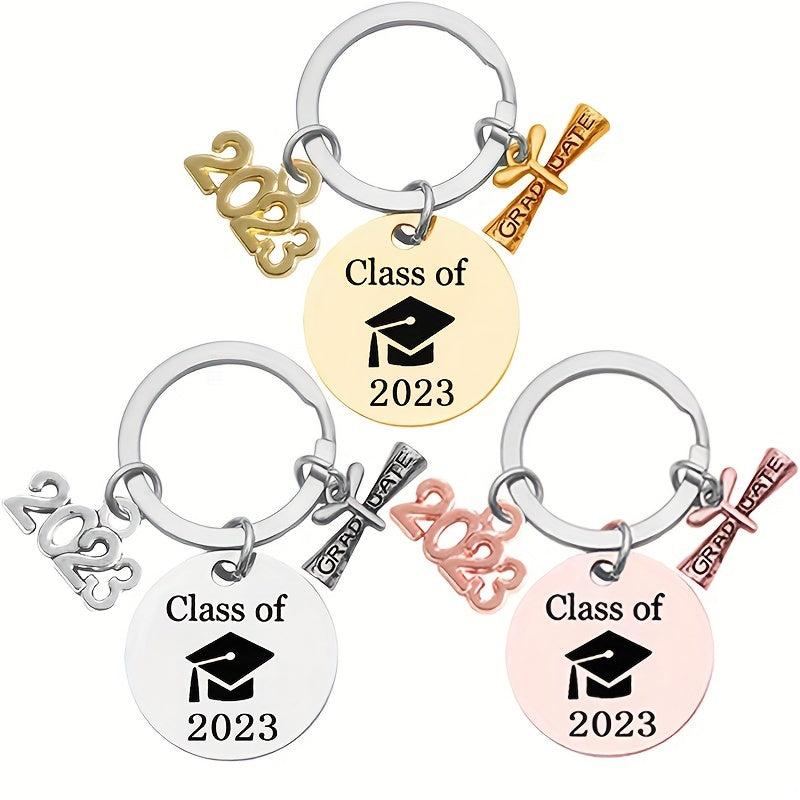 Class Of 5138 Graduation Stainless Steel Keychain Inspirational Gift