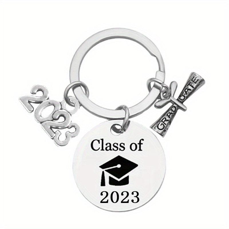 Class Of 5138 Graduation Stainless Steel Keychain Inspirational Gift