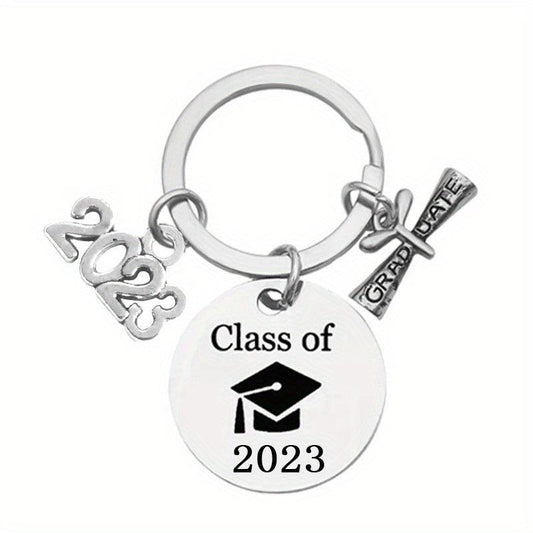 Class Of 5138 Graduation Stainless Steel Keychain Inspirational Gift