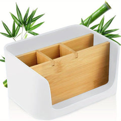 Desktop Storage Box Office Organizer Phone Tablet Stand Pen Rack Letter Holder