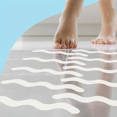 6pcs S-shaped Anti-skid Shower Stickers for Bathtub, Stairs