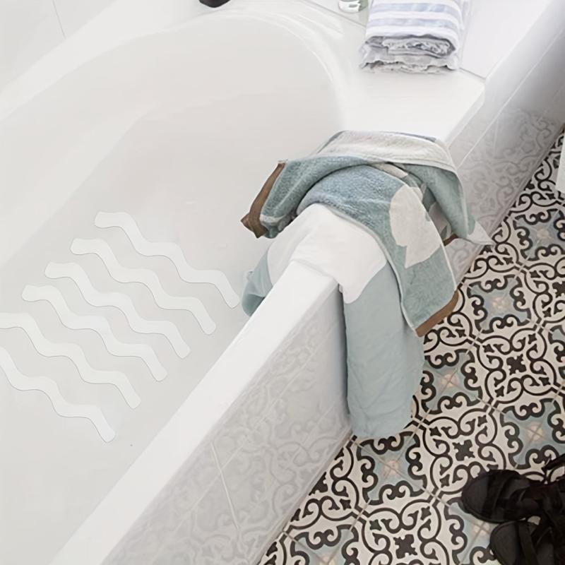 6pcs S-shaped Anti-skid Shower Stickers for Bathtub, Stairs