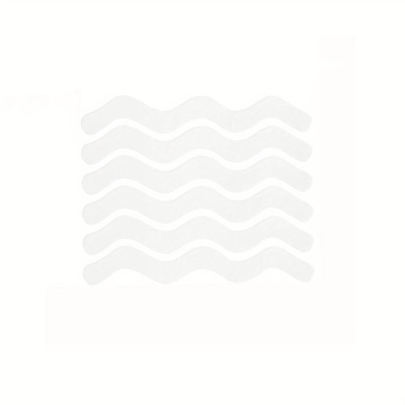 6pcs S-shaped Anti-skid Shower Stickers for Bathtub, Stairs