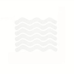 6pcs S-shaped Anti-skid Shower Stickers for Bathtub, Stairs