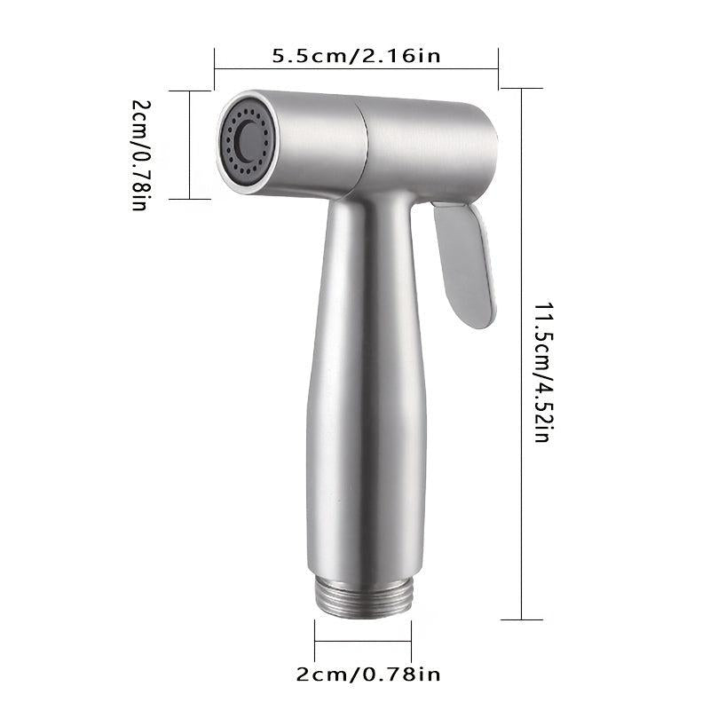 304 Stainless Steel Toilet Sprayer High Pressure Flush Water Spray Faucet