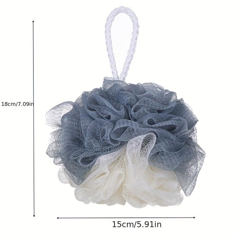 Two Tone Bath Flower Bath Ball Shower Loofah Exfoliating Sponge